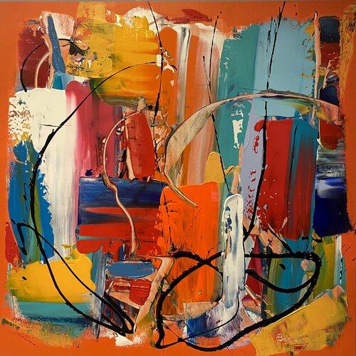 Warm positivity di Giuseppe Barbale, Pittura in vendita su Singulart