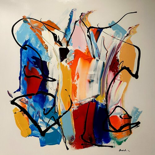 Colorfull madness di Giuseppe Barbale, Pittura in vendita su Singulart