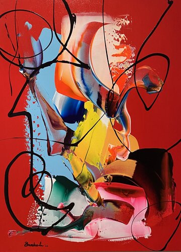 The blue dragon di Giuseppe Barbale, Pittura in vendita su Singulart