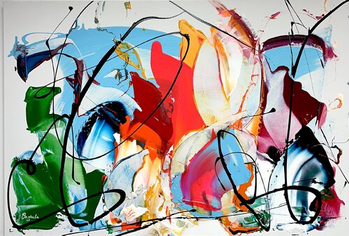 Explosion di Giuseppe Barbale, Pittura in vendita su Singulart