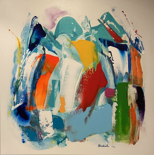 Frivolezza ( giochi in acqua) di Giuseppe Barbale, Pittura in vendita su Singulart