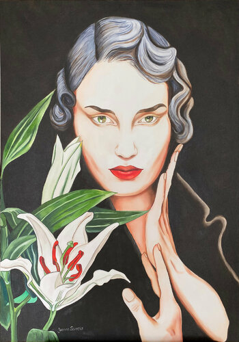 Allegory par Joanna Szumska, Peinture en vente sur Singulart
