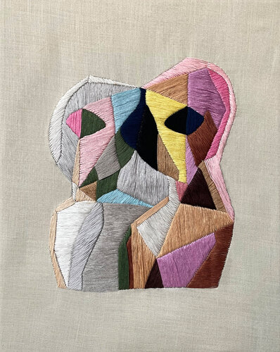 Sisters von Tanja Hirschfeld, Textil kaufen auf Singulart