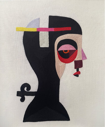 Bambola 02 von Tanja Hirschfeld, Textil kaufen auf Singulart