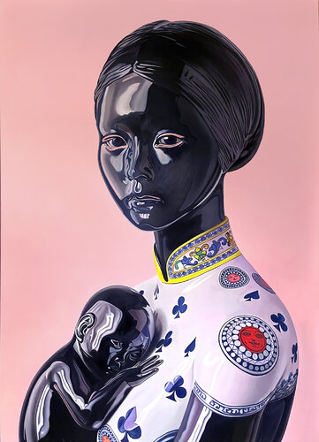 Madonna Nova van Tanja Hirschfeld, Schilderij te koop op Singulart