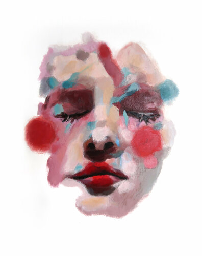 Portrait Fragments 01 di Tanja Hirschfeld, Pittura in vendita su Singulart