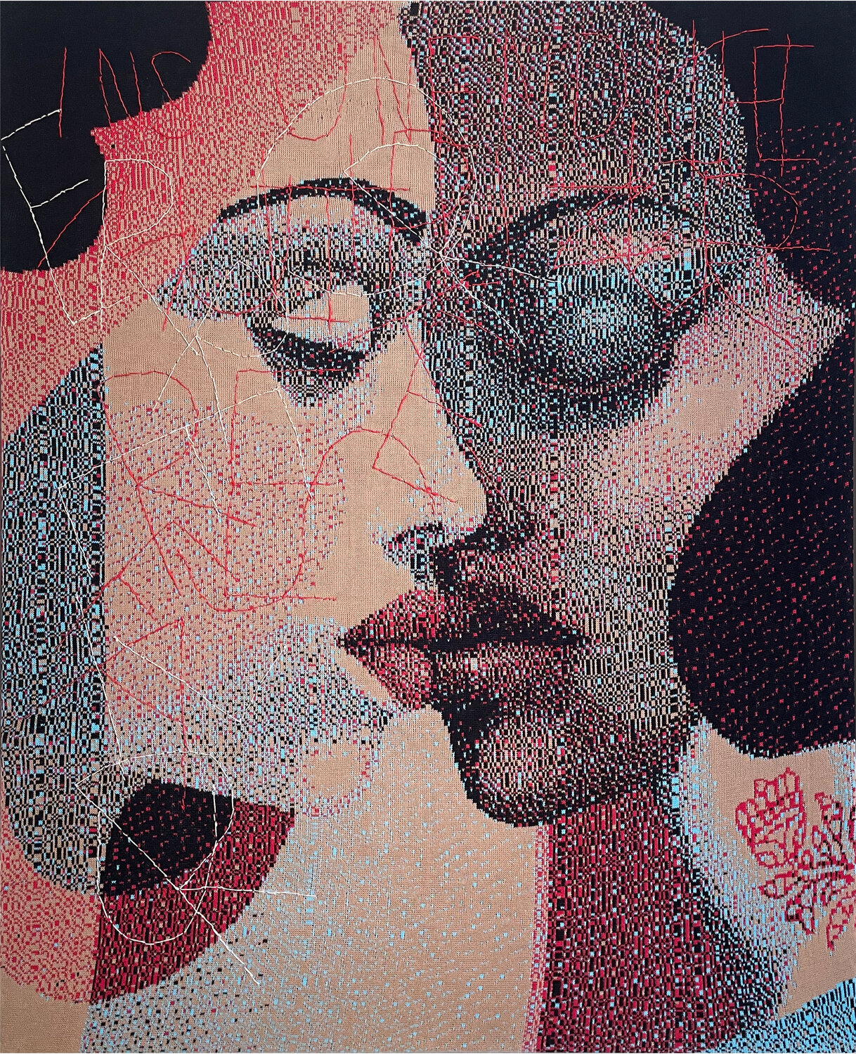 Culture Kiss knitted Tanja Hirschfeld