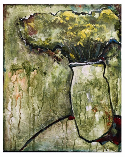 Green di Vusala Agharaziyeva, Pittura in vendita su Singulart
