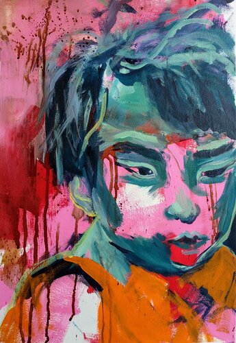 Portrait II by Susana Infurna Buscarino, Work on Paper for Sale on Singulart