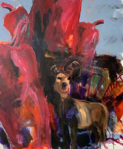 Ain‘t no mountain high enough di Susana Infurna Buscarino, Pittura in vendita su Singulart