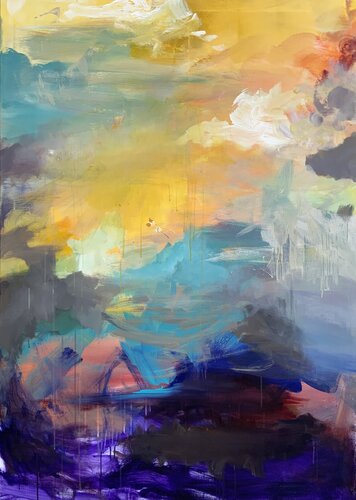 Über den Wolken von Susana Infurna Buscarino, Malerei kaufen auf Singulart