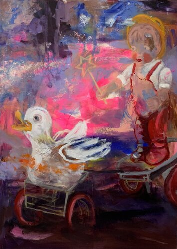 make a wish di Susana Infurna Buscarino, Pittura in vendita su Singulart