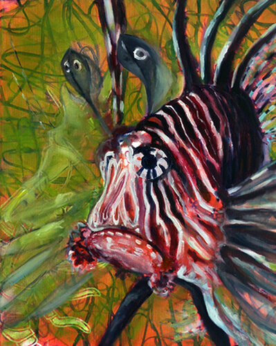 Meeresbewohner IV di Susana Infurna Buscarino, Pittura in vendita su Singulart