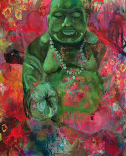 Buddha par Susana Infurna Buscarino, Peinture en vente sur Singulart