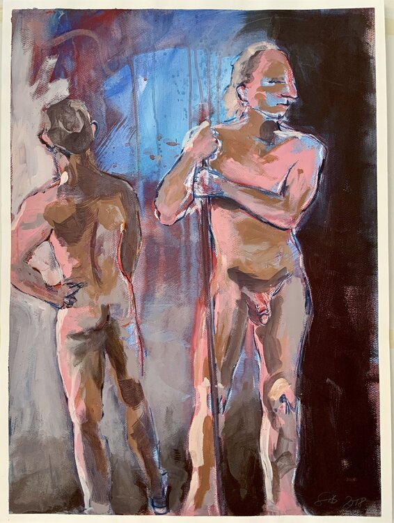 männlicher Akt Susana Infurna Buscarino