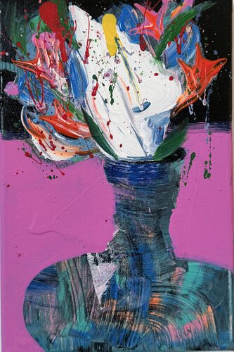 ‘ Pinky spring ‘ series de Murad Akbarli, Pintura a la venta en Singulart