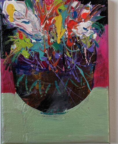 Summer flowers di Murad Akbarli, Pittura in vendita su Singulart