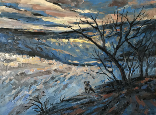 After bushfire de Fangmin Wu, Pintura a la venta en Singulart