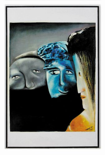 Trois by Freddy DUPAS, Painting for Sale on Singulart