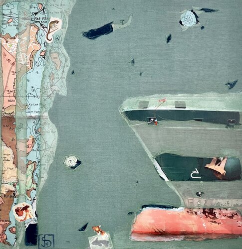 Bow di Karin Schäfer, Pittura in vendita su Singulart