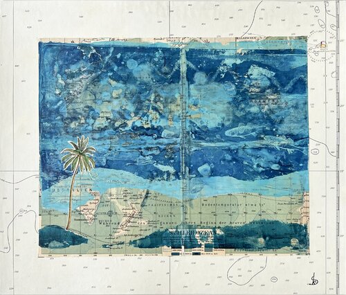Region der braven Westwinde (Region of the good westerly winds) van Karin Schäfer, Afdruk te koop op Singulart