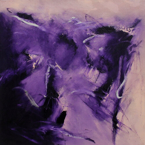 Love for Sale - Komposition zur Musik von Miles Davis van Daniel Schär, Schilderij te koop op Singulart