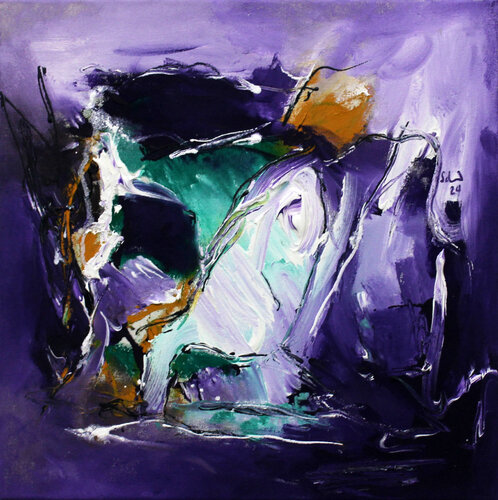 Ancient Dancer - inspiriert durch die Musik von Chico Freeman by Daniel Schär, Painting for Sale on Singulart