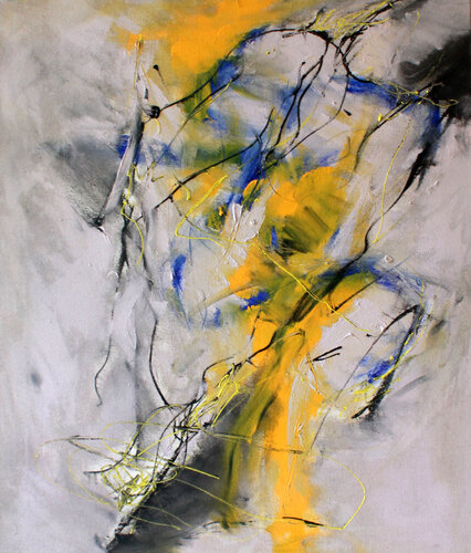 never played, never seen, never heard - Nr. 1, Biel by Daniel Schär, 油畫 for Sale on Singulart