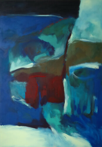 Hommage au bleu von Daniel Schär, Malerei kaufen auf Singulart