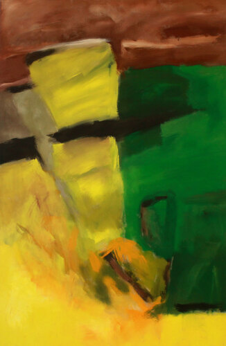 Flachsfelder di Daniel Schär, Pittura in vendita su Singulart
