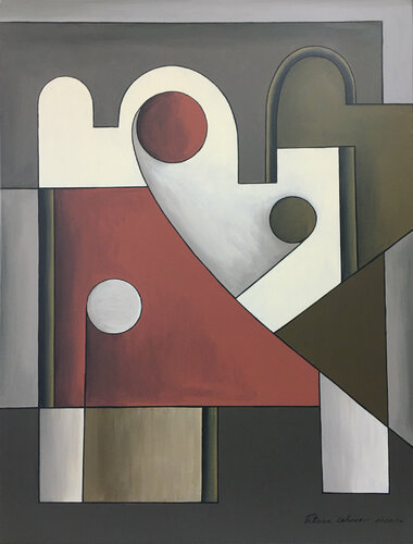 Cathédrale abstraction  AG_56 von Tatiana Lebedev, Malerei kaufen auf Singulart