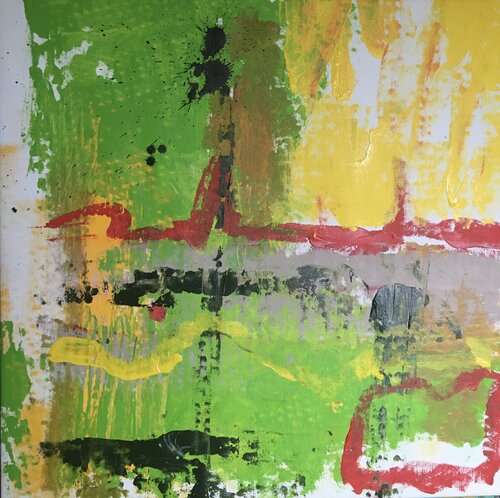 Grün und das ist doch soviel di Diane Kuster, Pittura in vendita su Singulart