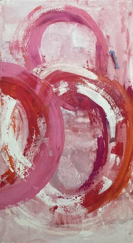 Dancing in circles Step 2 van Diane Kuster, Schilderij te koop op Singulart