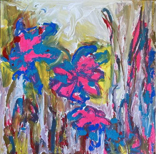 Spaziergang am Ende des Tages van Diane Kuster, Schilderij te koop op Singulart