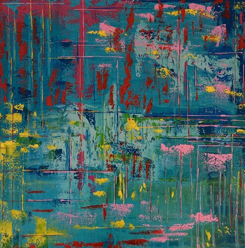 Blau van Diane Kuster, Schilderij te koop op Singulart