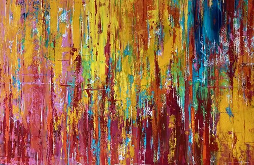 Abendrot am See van Diane Kuster, Schilderij te koop op Singulart