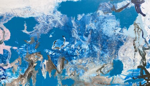 Überall ist Leben van Diane Kuster, Schilderij te koop op Singulart