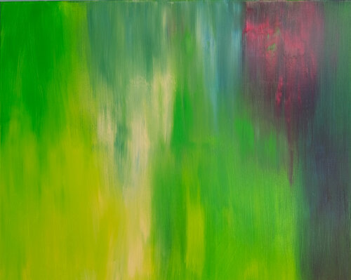 grüne Lunge di Diane Kuster, Pittura in vendita su Singulart