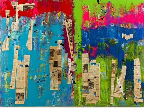 Abgeblättert und Ende ist tot van Diane Kuster, Schilderij te koop op Singulart