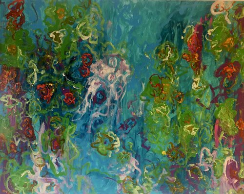 Flie endes Licht in der Natur di Diane Kuster, Pittura in vendita su Singulart