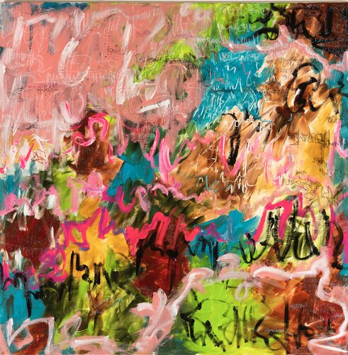 High fidelity •Spurensuche • van Diane Kuster, Schilderij te koop op Singulart