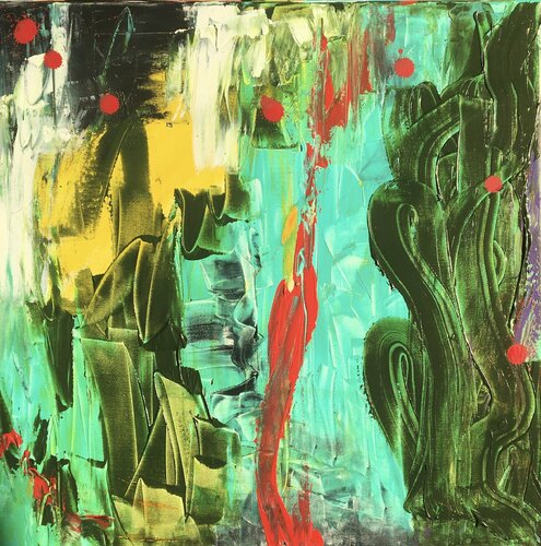 Rot!! Werk 3 di Diane Kuster, Pittura in vendita su Singulart