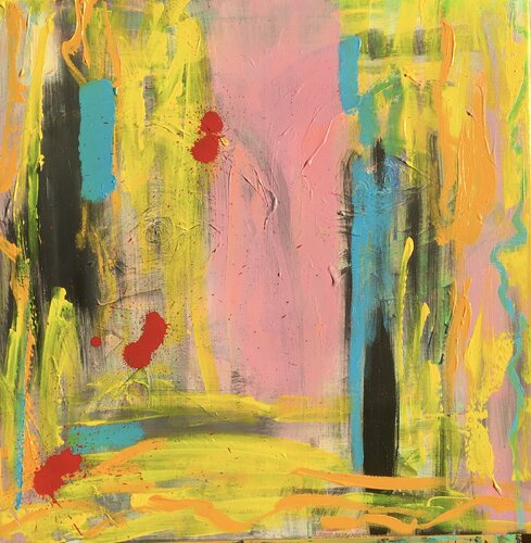 Rot! Werk 4 van Diane Kuster, Schilderij te koop op Singulart