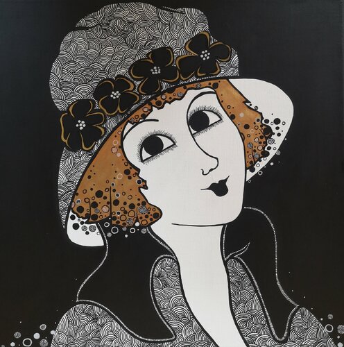 Douce Margaux 5 by Véronique Clanet, Painting for Sale on Singulart