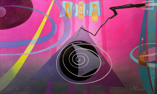 "Variations sur l'infini02" van Jean Marie Renault, Schilderij te koop op Singulart