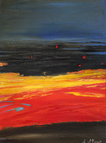 Galaxie le départ von Jean Marie Renault, Malerei kaufen auf Singulart