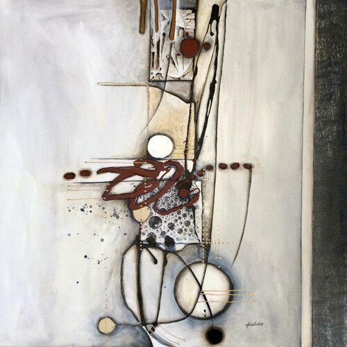 SANS COMPTER LES EFFORTS von Sylvie Cloutier, Malerei kaufen auf Singulart