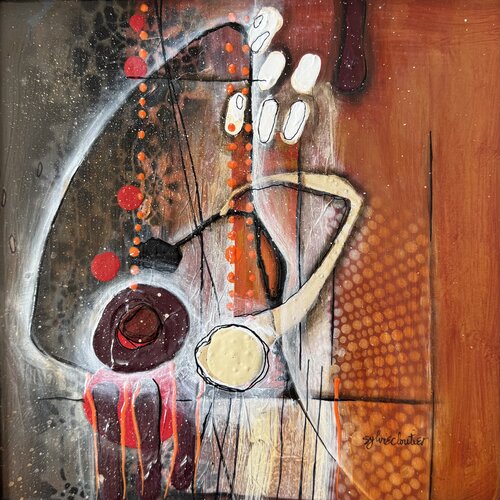 SUIVRE SON INSTINCT NO 1 von Sylvie Cloutier, Malerei kaufen auf Singulart