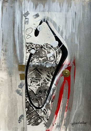 SÉRIE DORURE NO 7 by Sylvie Cloutier, Work on Paper for Sale on Singulart