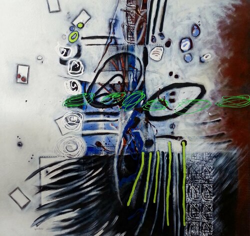 MOUSTACHU van Sylvie Cloutier, Schilderij te koop op Singulart